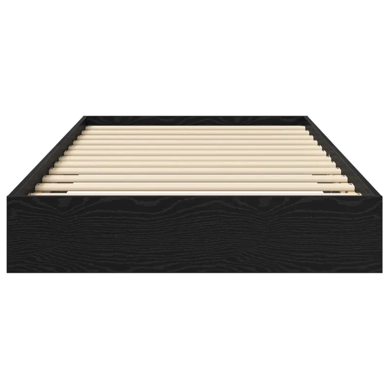 Grindų lovos rėmas Juodojo ąžuolo 80 x 200 cm Apdirbta mediena