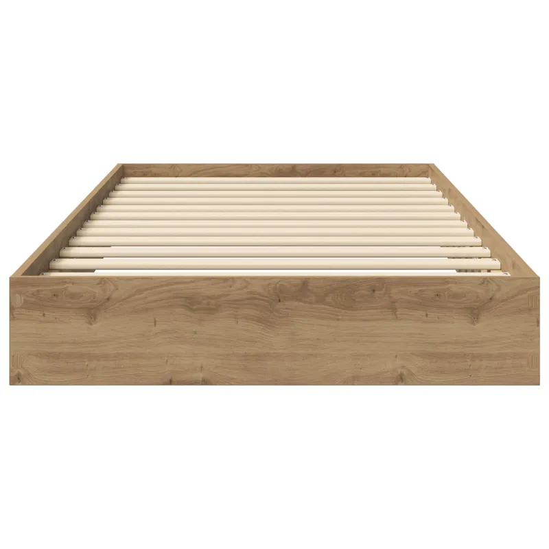 Grindų lovos rėmas Artisano ąžuolo 80 x 200 cm Apdirbta mediena