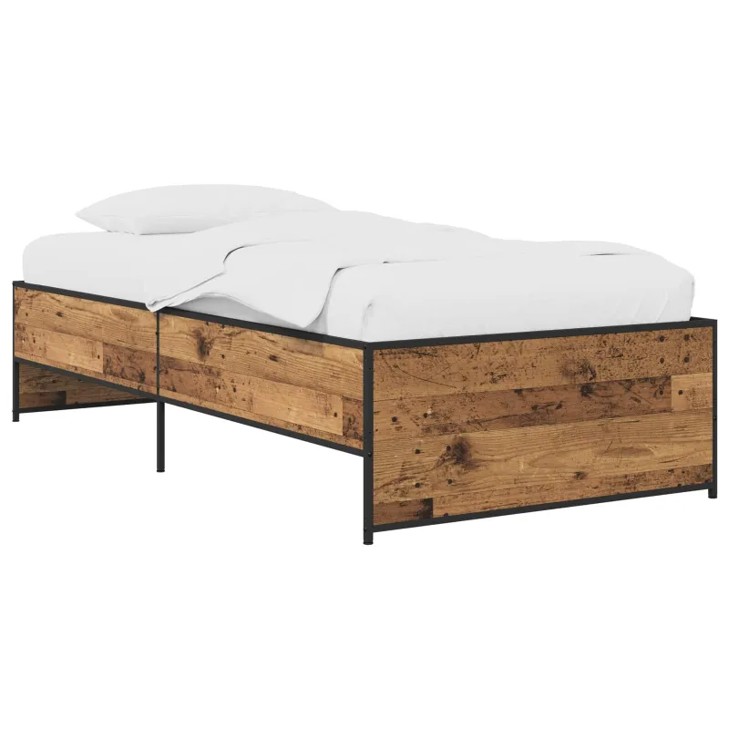 Lovos rėmas Sendintos medienos 80 x 200 cm Apdirbta mediena
