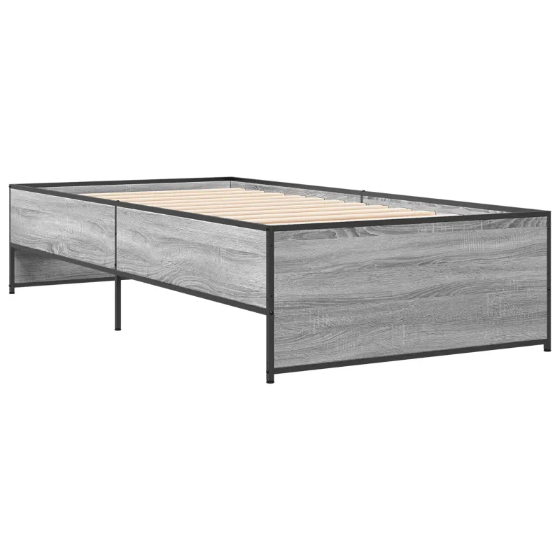 Lovos rėmas Pilka Sonoma 80 x 200 cm Apdirbta mediena