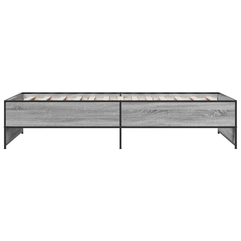 Lovos rėmas Pilka Sonoma 80 x 200 cm Apdirbta mediena