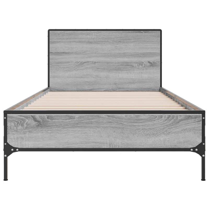 Lovos Rėmas su Galvūgaliu Pilka Sonoma 80 x 200 cm