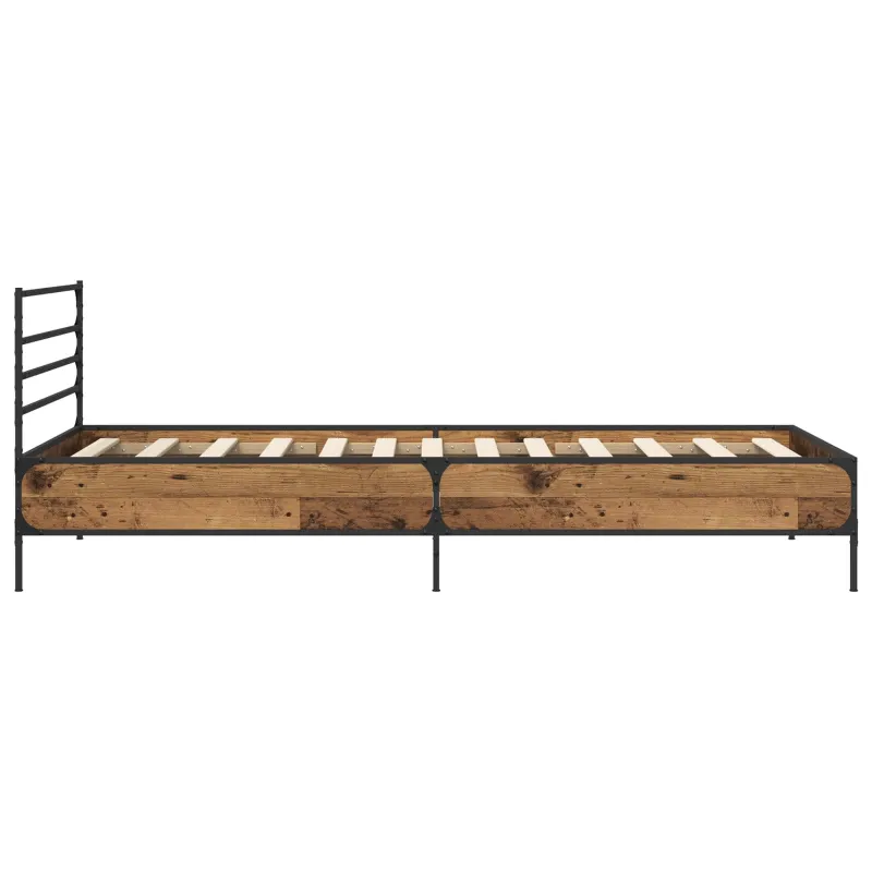 Lovos rėmas Sendintos medienos 80 x 200 cm Apdirbta mediena