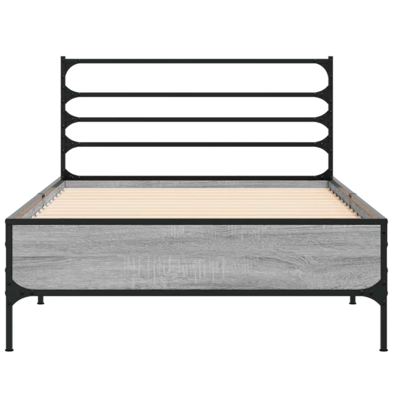 Lovos rėmas Pilka Sonoma 80 x 200 cm Apdirbta mediena