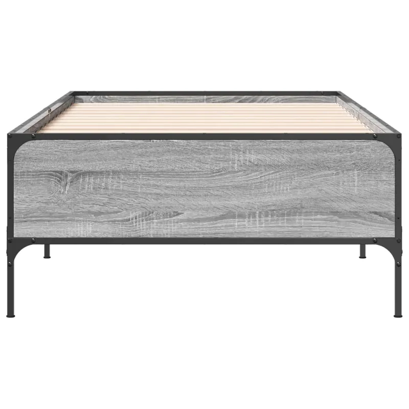 Lovos rėmas Pilka Sonoma 80 x 200 cm Apdirbta mediena
