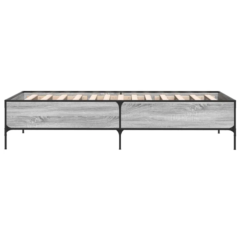 Lovos rėmas Pilka Sonoma 80 x 200 cm Apdirbta mediena