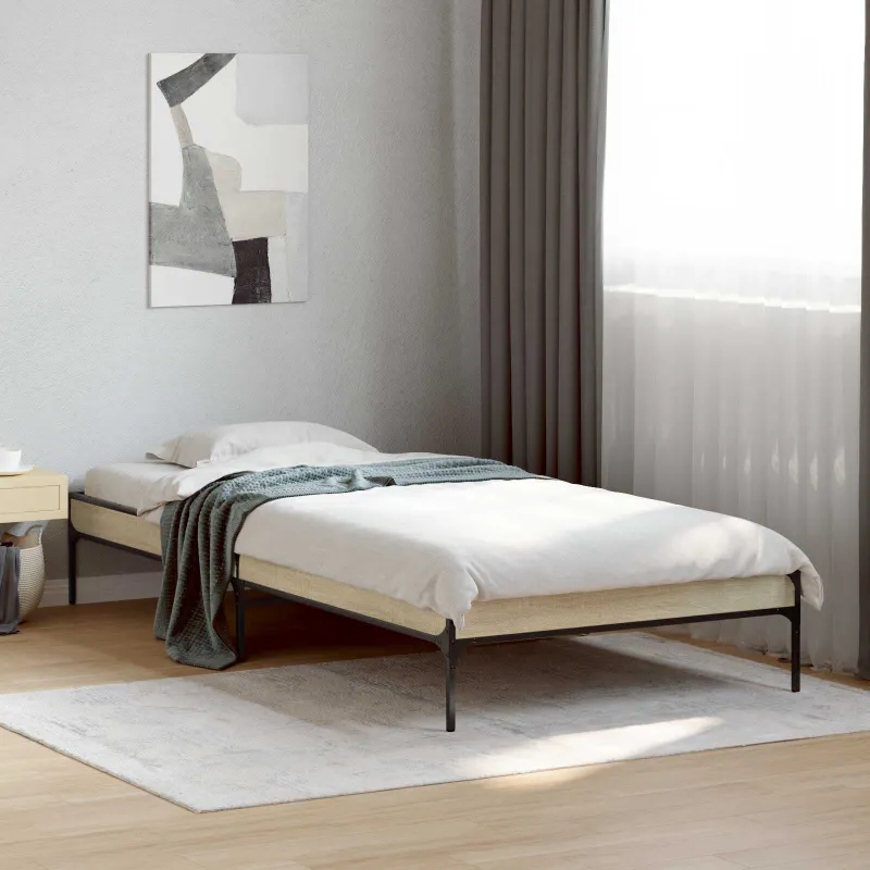 Lovos rėmas Sonoma ąžuolas 80 x 200 cm Apdirbta mediena