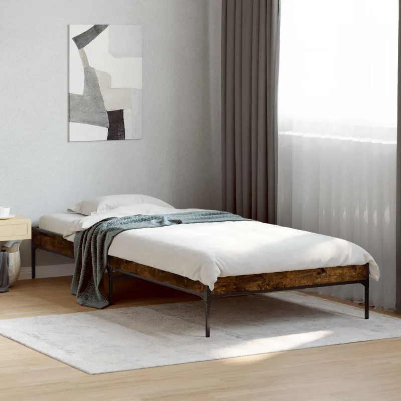 Lovos rėmas Dūminis ąžuolas 80 x 200 cm Apdirbta mediena