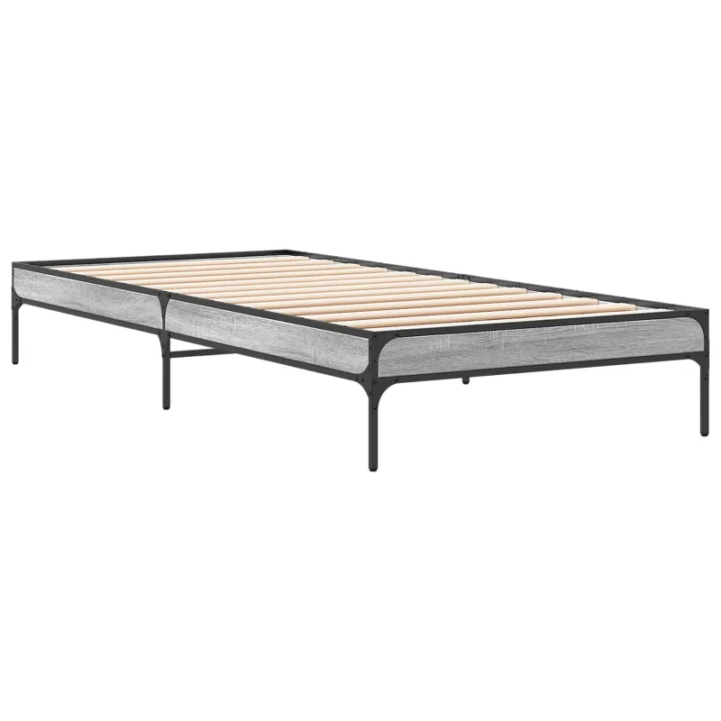 Lovos rėmas Pilka Sonoma 80 x 200 cm Apdirbta mediena
