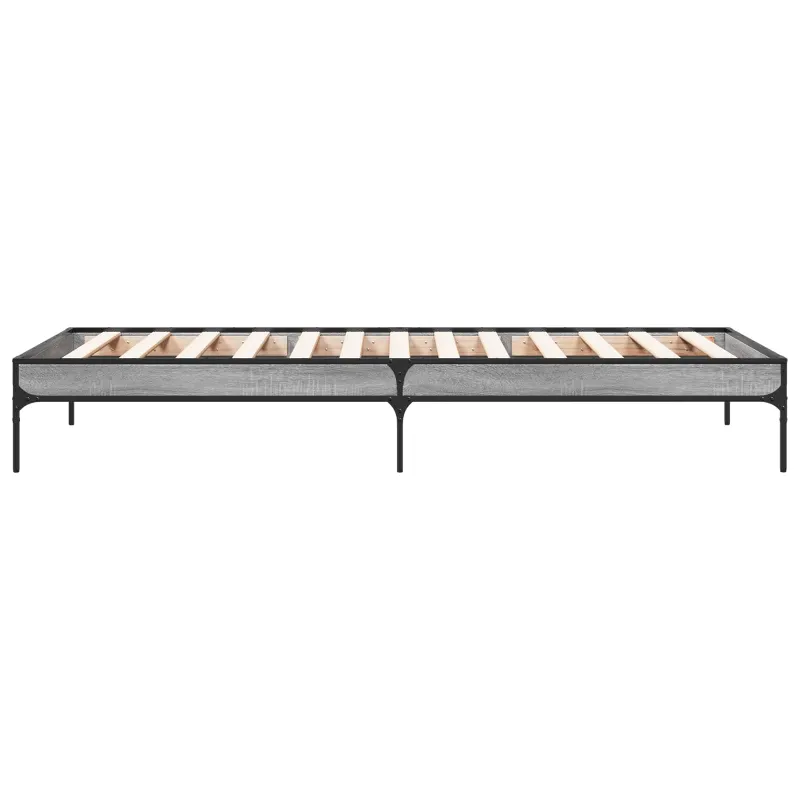 Lovos rėmas Pilka Sonoma 80 x 200 cm Apdirbta mediena