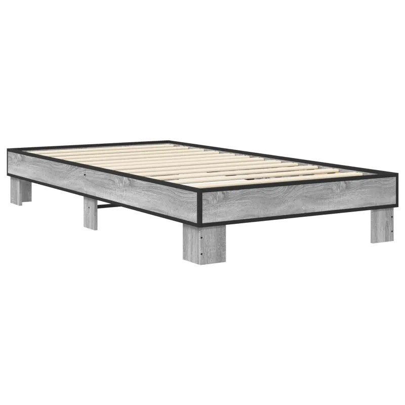 Lovos rėmas Pilka Sonoma 80 x 200 cm Apdirbta mediena
