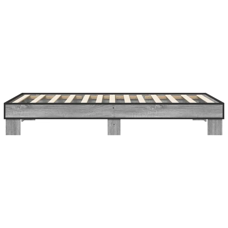 Lovos rėmas Pilka Sonoma 80 x 200 cm Apdirbta mediena