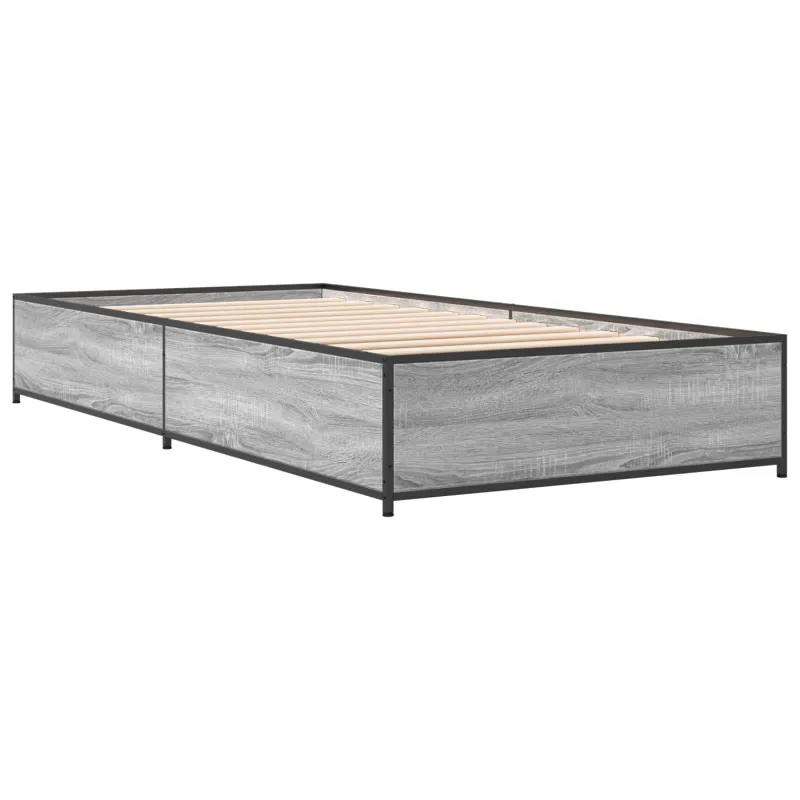 Lovos rėmas Pilka Sonoma 80 x 200 cm Apdirbta mediena