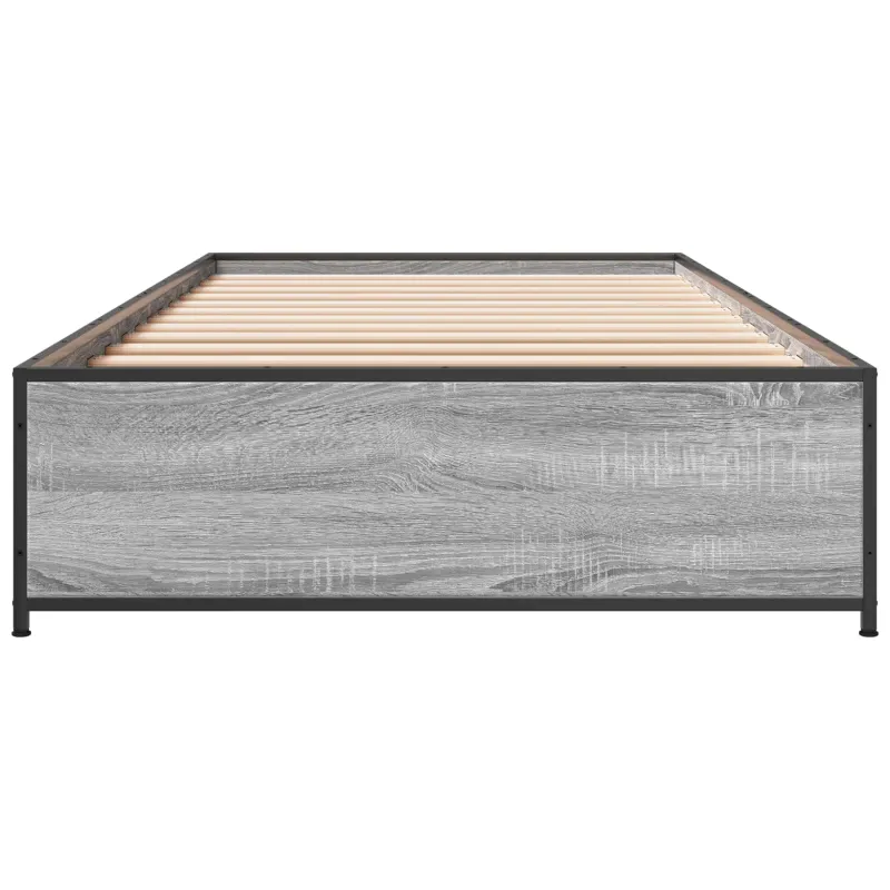 Lovos rėmas Pilka Sonoma 80 x 200 cm Apdirbta mediena