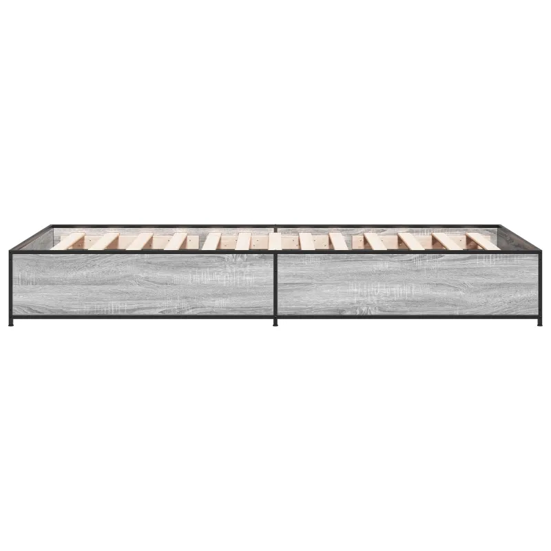 Lovos rėmas Pilka Sonoma 80 x 200 cm Apdirbta mediena