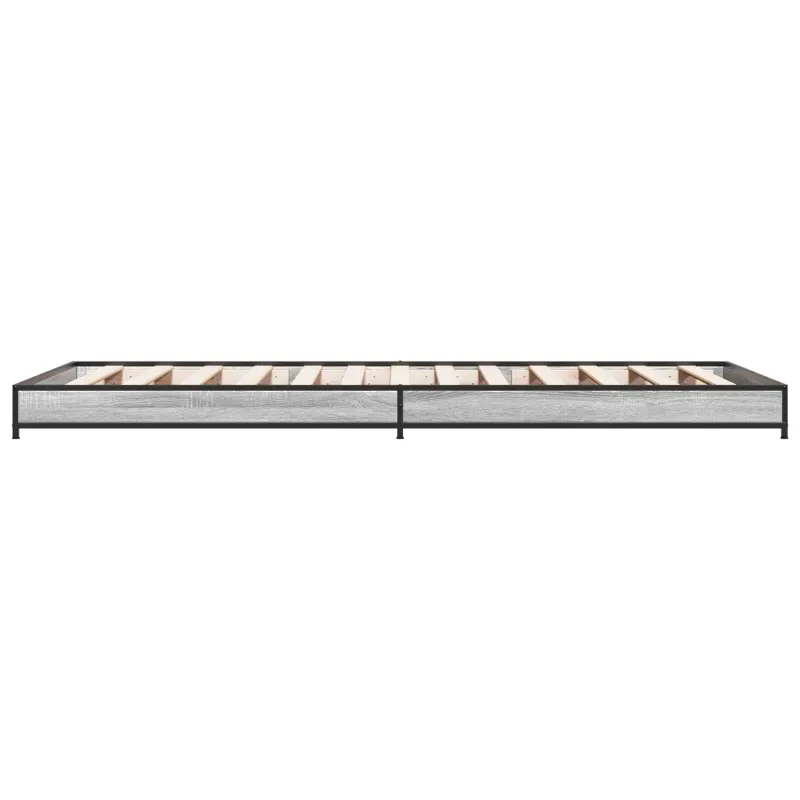 Lovos rėmas Pilka Sonoma 80 x 200 cm Apdirbta mediena