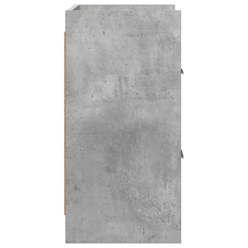 Naktiniai staliukai 2 pcs Betono pilka 40 x 30 x 60 cm