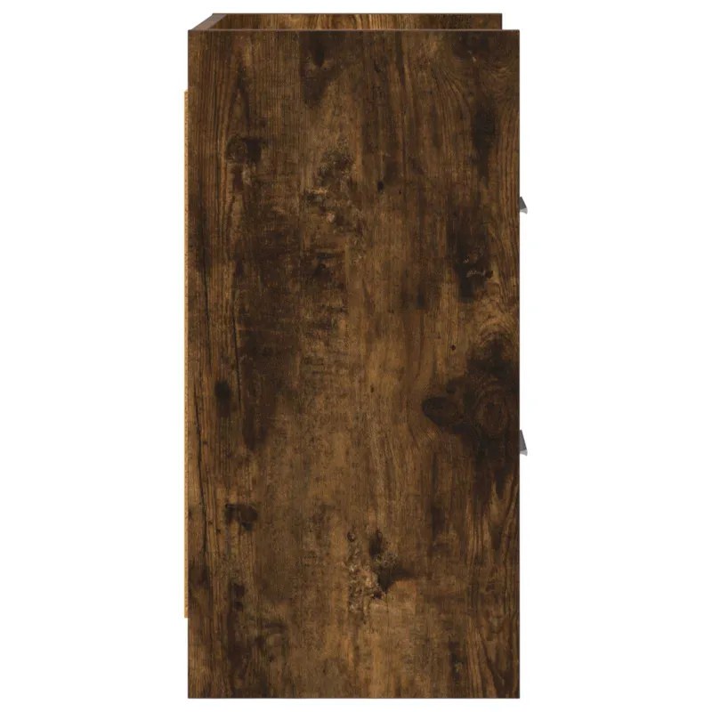 Naktiniai staliukai 2 pcs Dūminio ąžuolo 40 x 30 x 60 cm