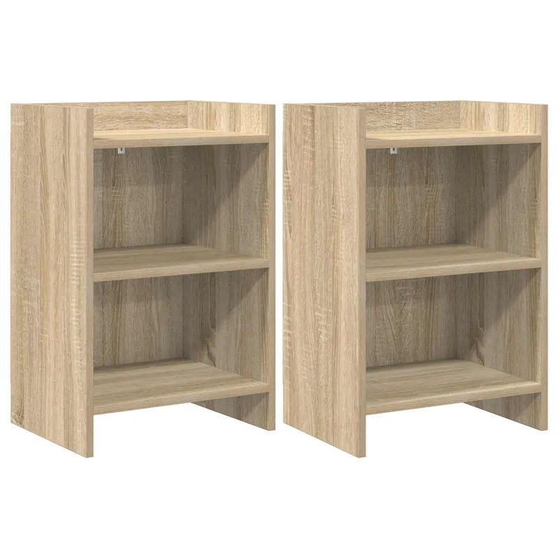 Naktiniai staliukai 2 pcs Sonoma ąžuolas 40 x 30 x 60 cm