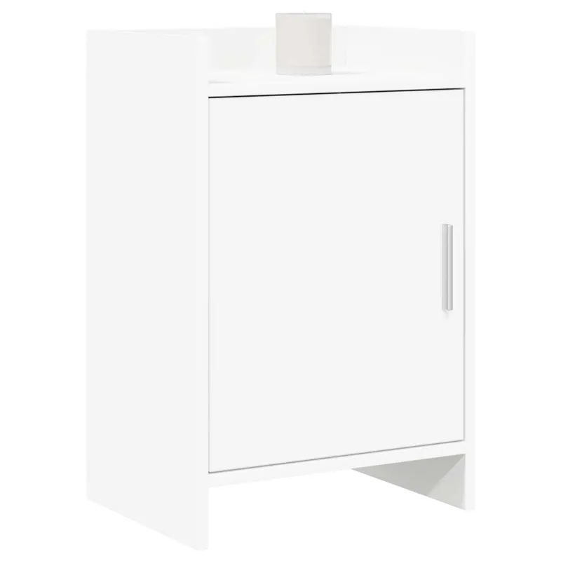 Naktiniai staliukai 2 pcs Balta 40 x 30 x 60 cm