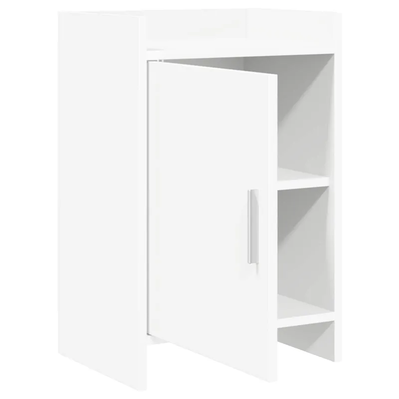 Naktiniai staliukai 2 pcs Balta 40 x 30 x 60 cm