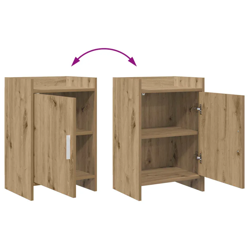 Naktiniai staliukai 2 pcs Artisano ąžuolo 40 x 30 x 60 cm