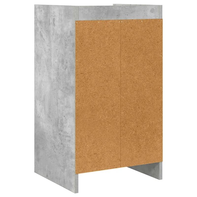 Naktiniai staliukai Betono pilka 40 x 36 x 70 cm