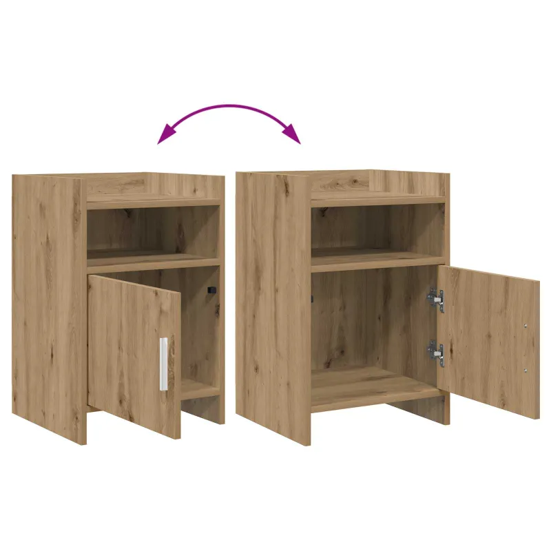 Naktiniai staliukai 2 pcs Artisano ąžuolo 40 x 36 x 60 cm