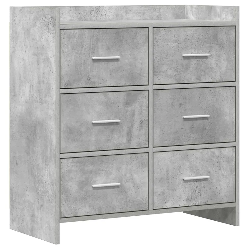 Kabalas Betono pilka 75 x 33 x 80 cm Apdirbta mediena