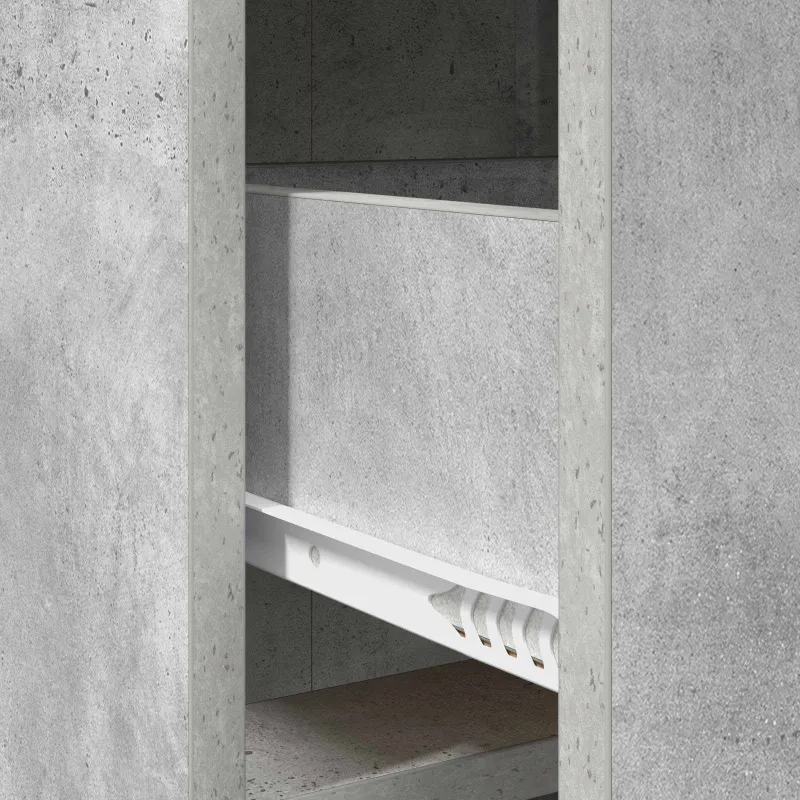 Kabalas Betono pilka 75 x 33 x 80 cm Apdirbta mediena