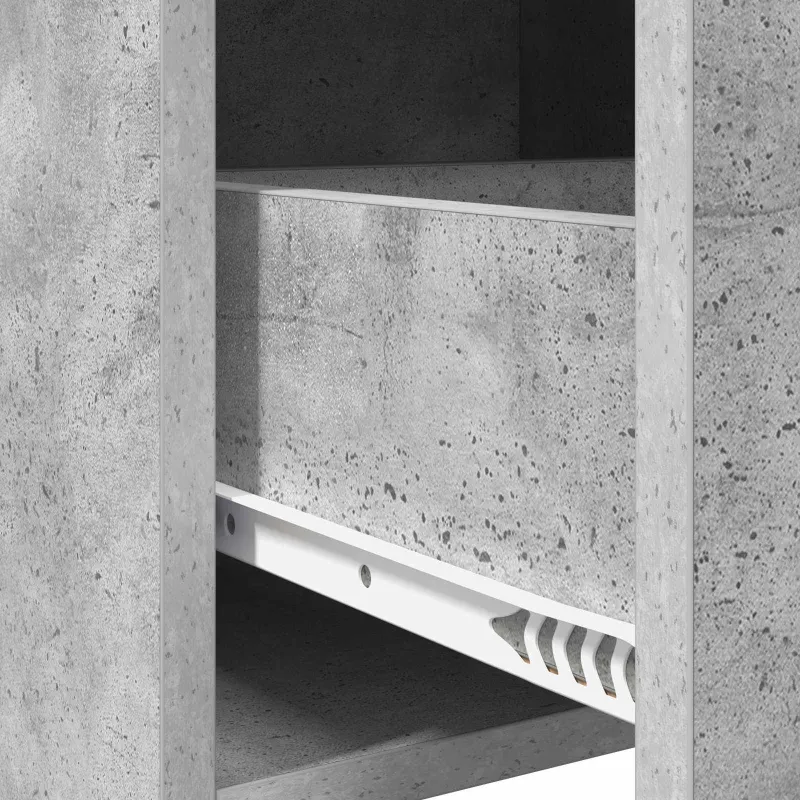 Kabalas Betono pilka 75 x 36 x 80 cm Apdirbta mediena