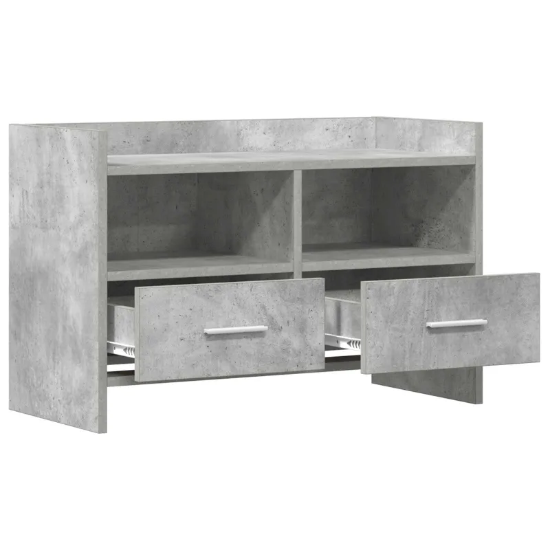Televizoriaus spintelė 71,5 x 33 x 47 cm Betono pilka