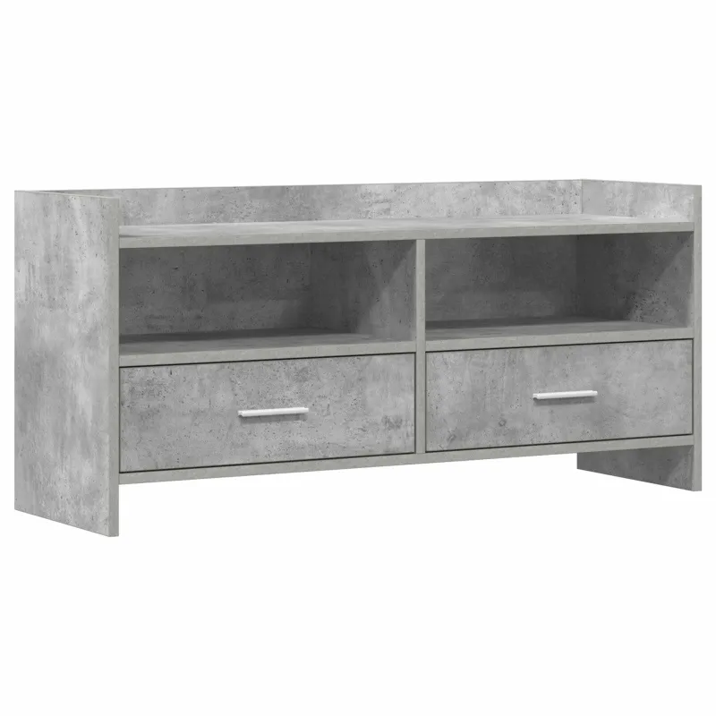 Televizoriaus spintelė 100 x 33 x 47 cm Betono pilka
