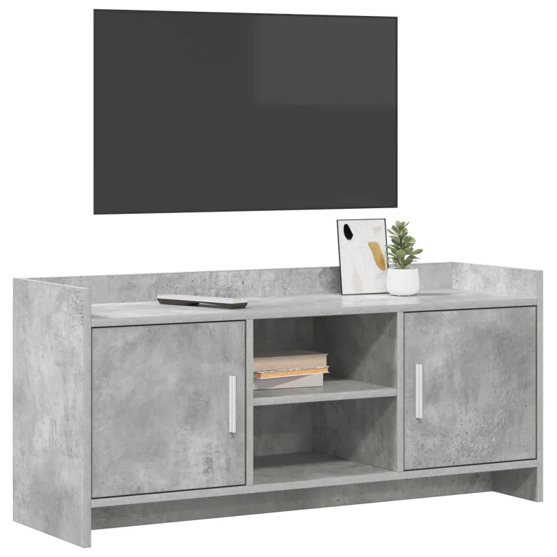 Televizoriaus spintelė 102 x 33 x 47 cm Betono pilka