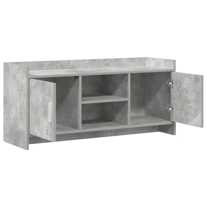 Televizoriaus spintelė 102 x 33 x 47 cm Betono pilka