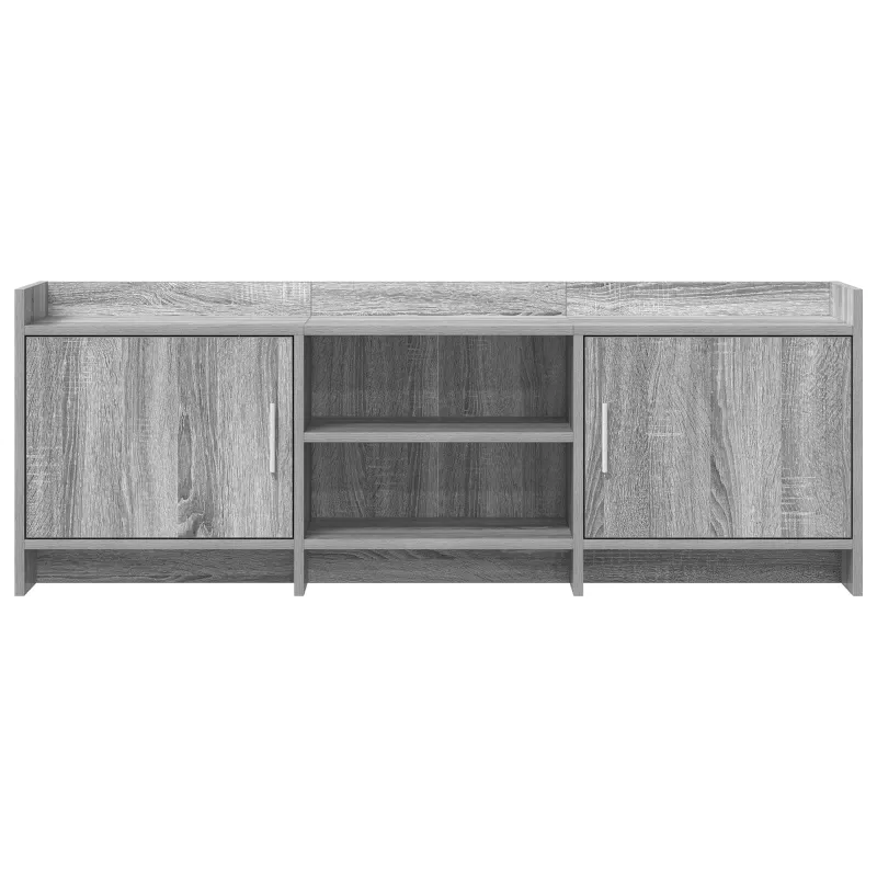 Televizoriaus spintelė 130 x 33 x 47 cm Pilka Sonoma