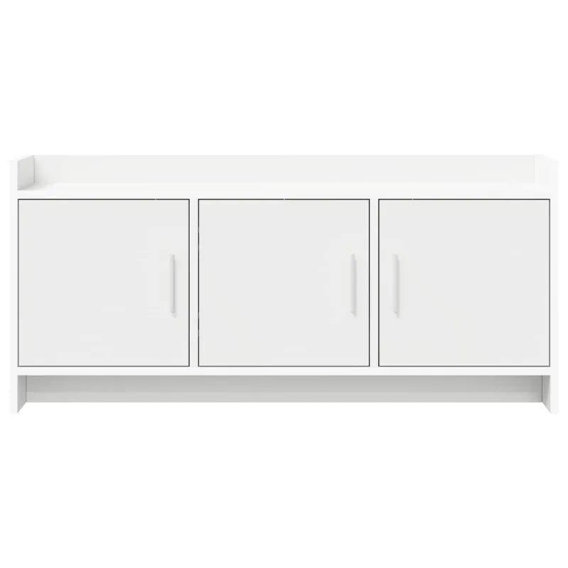 Televizoriaus spintelė 102 x 33 x 47 cm Balta Apdirbta mediena