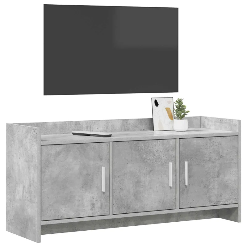 Televizoriaus spintelė 102 x 33 x 47 cm Betono pilka