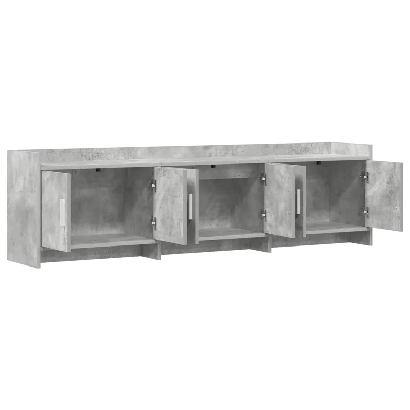 Televizoriaus spintelė 168 x 33 x 47 cm Betono pilka
