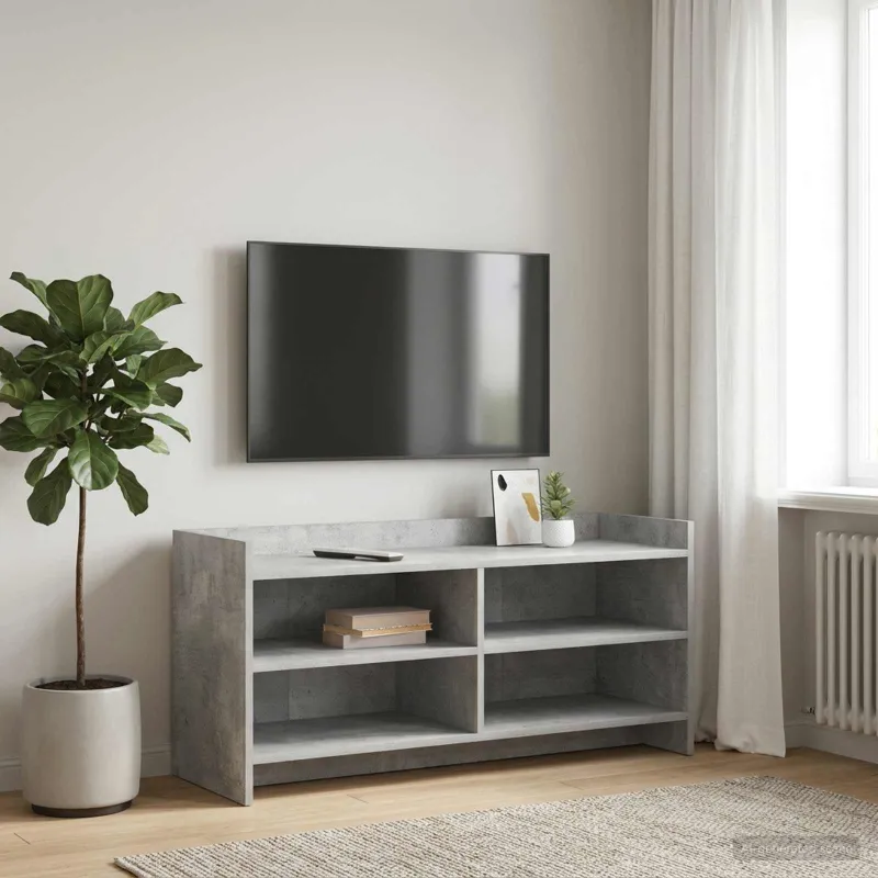 Televizoriaus spintelė 100 x 33 x 47 cm Betono pilka