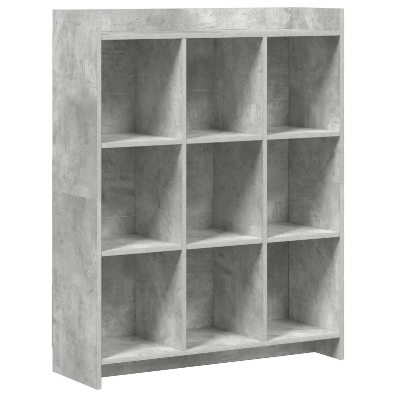Knygų lentyna Betono pilka 87,5 x 30 x 111 cm Apdirbta mediena