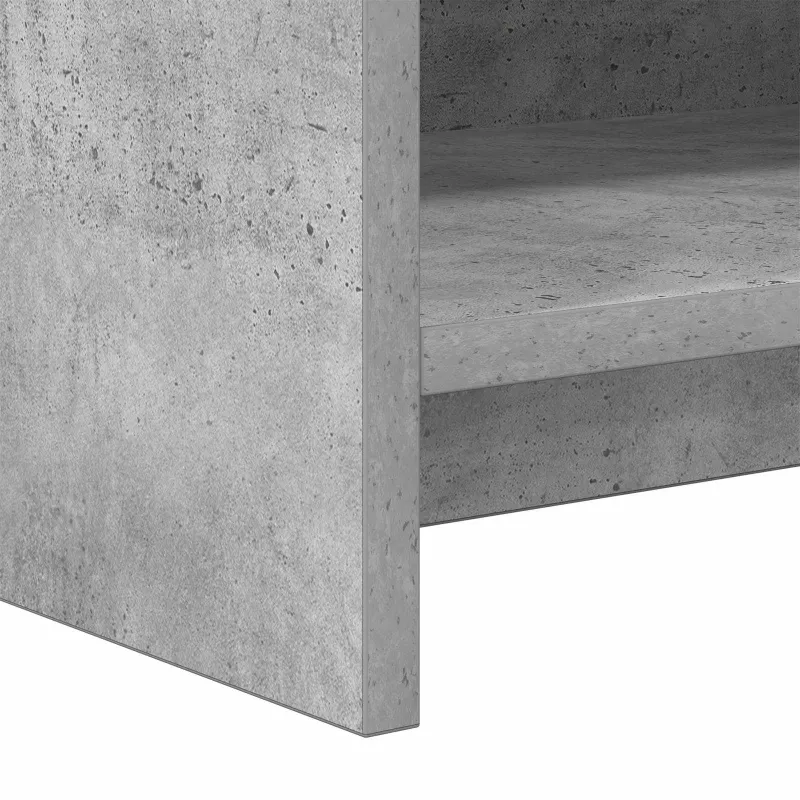 Knygų lentyna Betono pilka 87,5 x 30 x 111 cm Apdirbta mediena