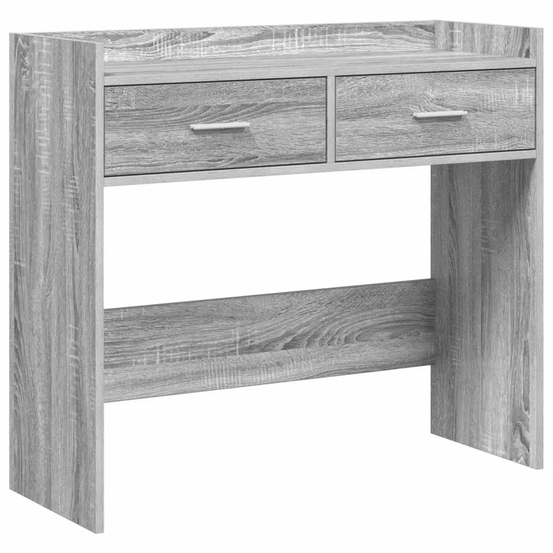 Konsolinis stalas Pilka Sonoma 90 x 35 x 80 cm Apdirbta mediena