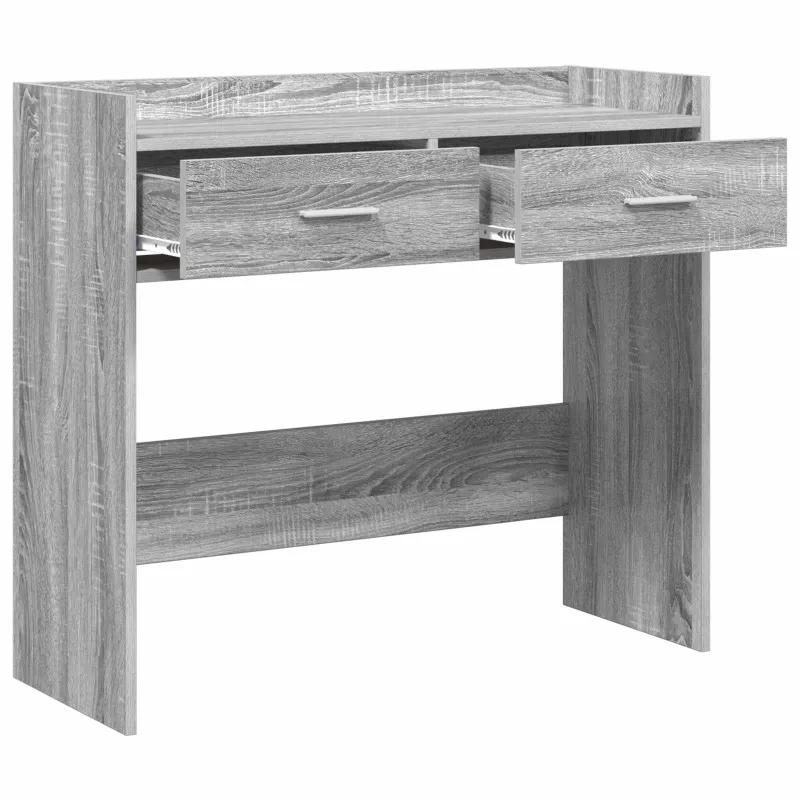 Konsolinis stalas Pilka Sonoma 90 x 35 x 80 cm Apdirbta mediena