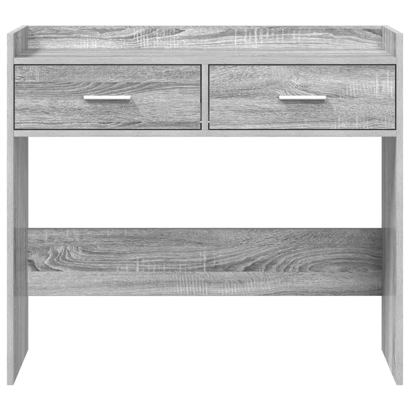 Konsolinis stalas Pilka Sonoma 90 x 35 x 80 cm Apdirbta mediena