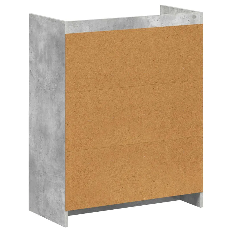 Batu skrynia Betono pilka 73,5 x 36 x 92 cm Apdirbta mediena