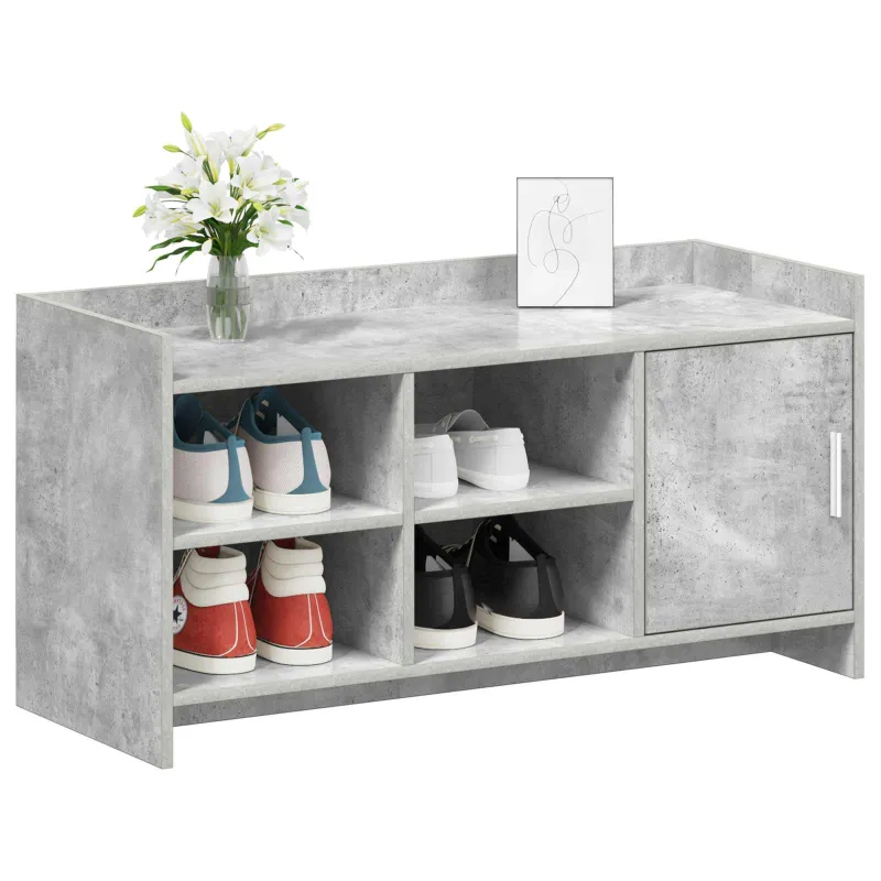 Batu skrynia Betono pilka 100 x 39,5 x 51 cm Apdirbta mediena