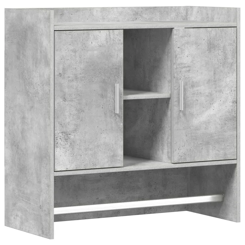 Sieninė lentyna Sieninis Betono pilka 80 x 36 x 80 cm