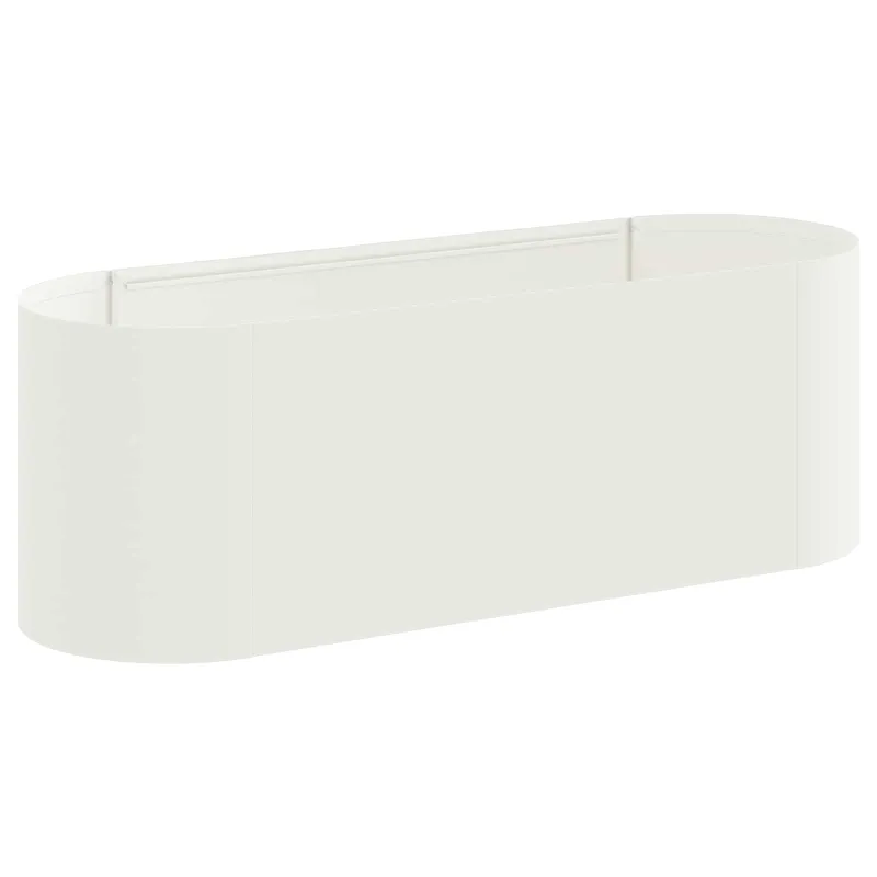 Pakelta sodo lova Balta 120 x 40 x 40 cm