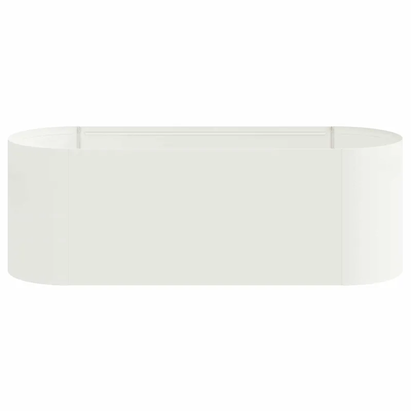 Pakelta sodo lova Balta 120 x 40 x 40 cm